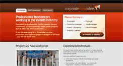 Desktop Screenshot of corporateshowcallers.com